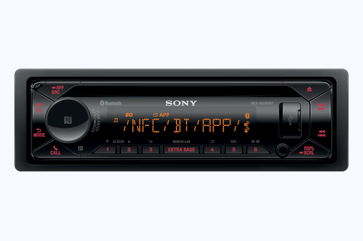 Sony MEXN5300BT AM/FM CD SMARTPHONE CONNECTIVITY