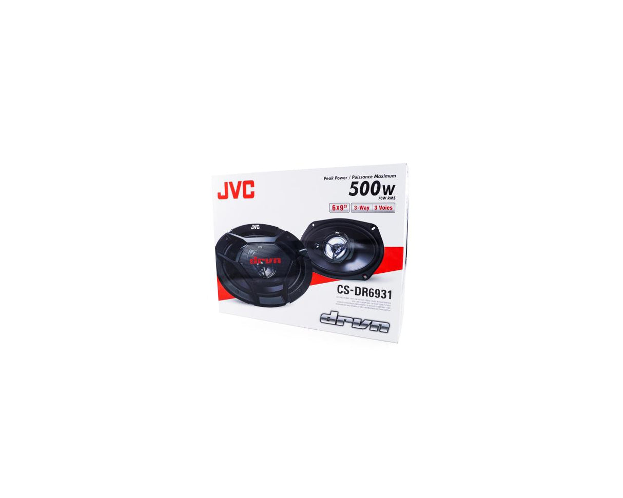 JVC 6" X 9" DR Series 3 Way Coaxial Speaker 500w Max - CS-DR6931