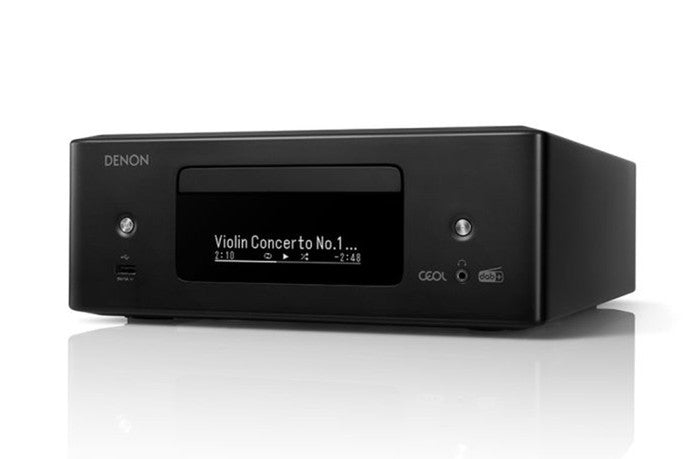 Denon RCD-N12DABB Stereo Receiver 2x65W with CD, DAB+, FM, HEOS, ARC, Phono