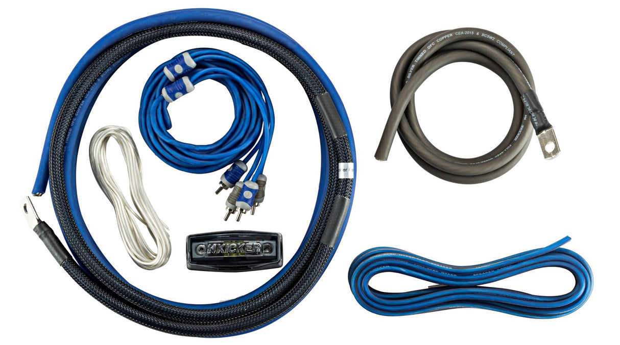 Kicker 46CK4 – 4 Gauge Amp Power Kit 2-ch