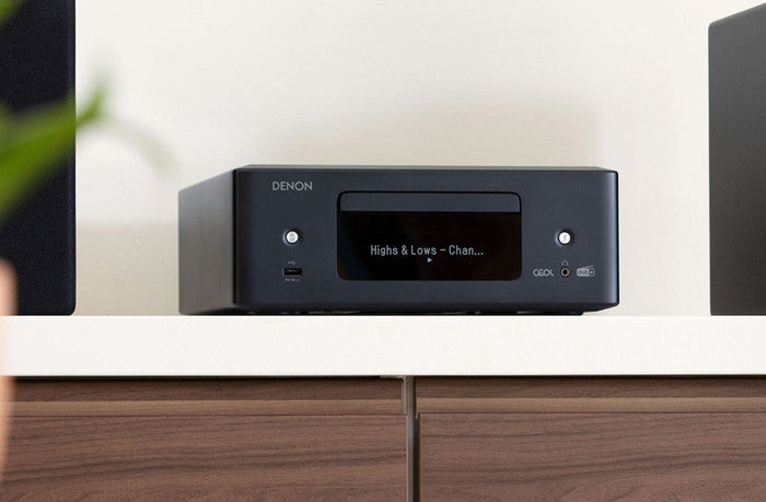 Denon RCD-N12DABB Stereo Receiver 2x65W with CD, DAB+, FM, HEOS, ARC, Phono