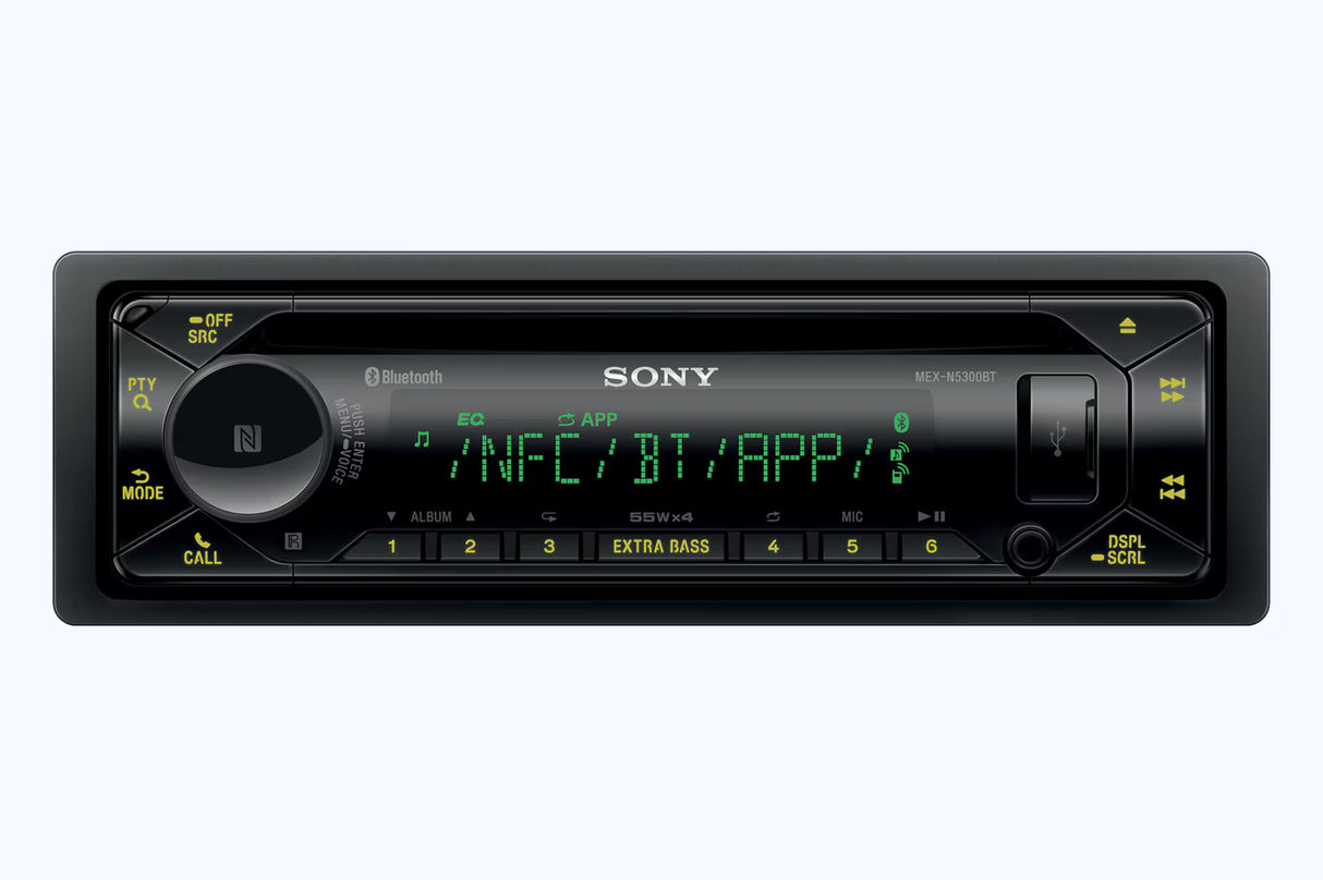 Sony MEXN5300BT AM/FM CD SMARTPHONE CONNECTIVITY