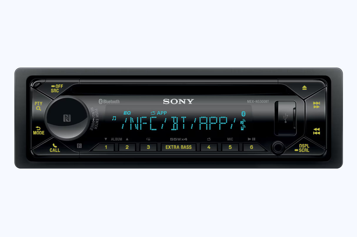 Sony MEXN5300BT AM/FM CD SMARTPHONE CONNECTIVITY
