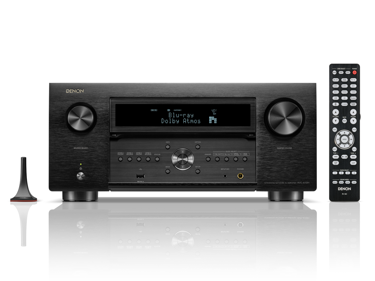 Denon AVC-A10H AV Receiver 13x150W, 7x8K HDMI, 3-Zone, 4 Sub Outputs