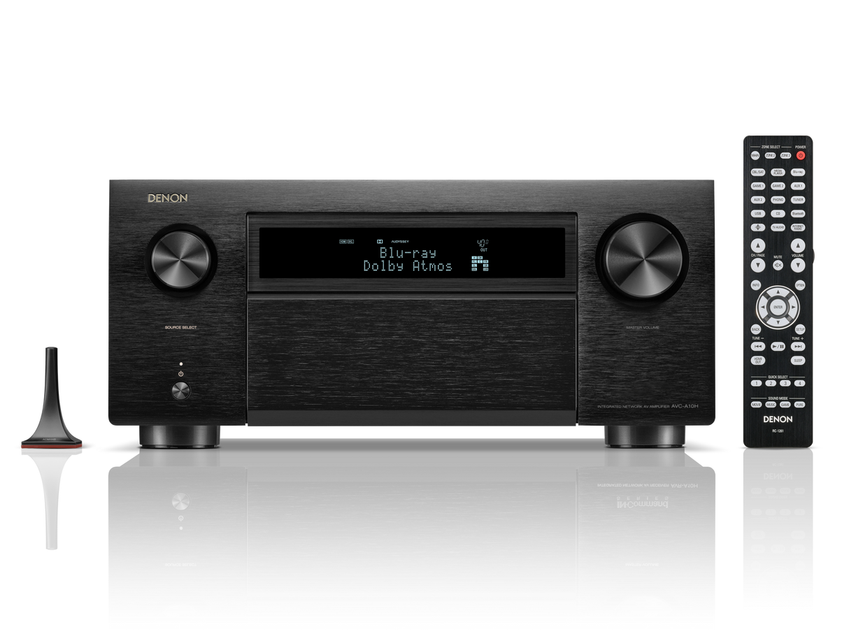 Denon AVC-A10H AV Receiver 13x150W, 7x8K HDMI, 3-Zone, 4 Sub Outputs