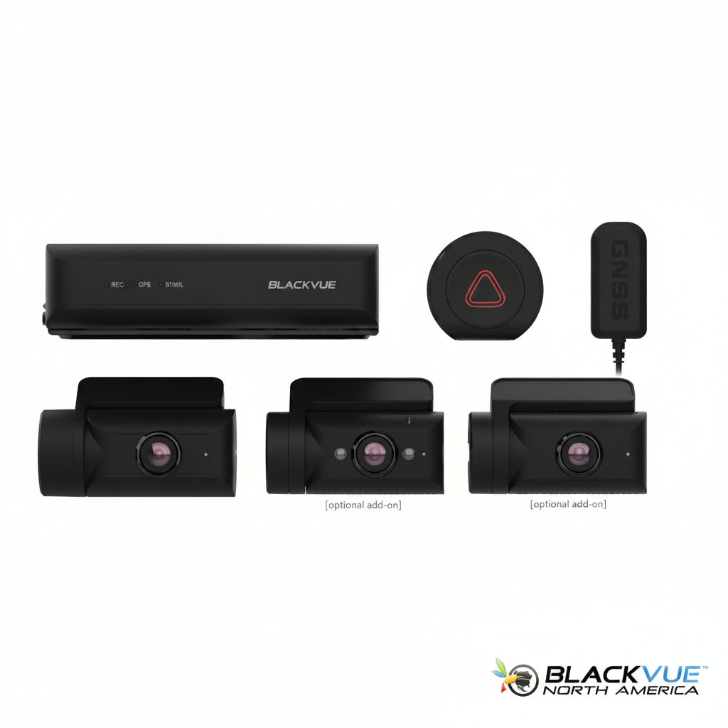 BlackVue DR770X-BX-PRO Full HD Dual Channel Dash Cam with Built-in Battery Pack