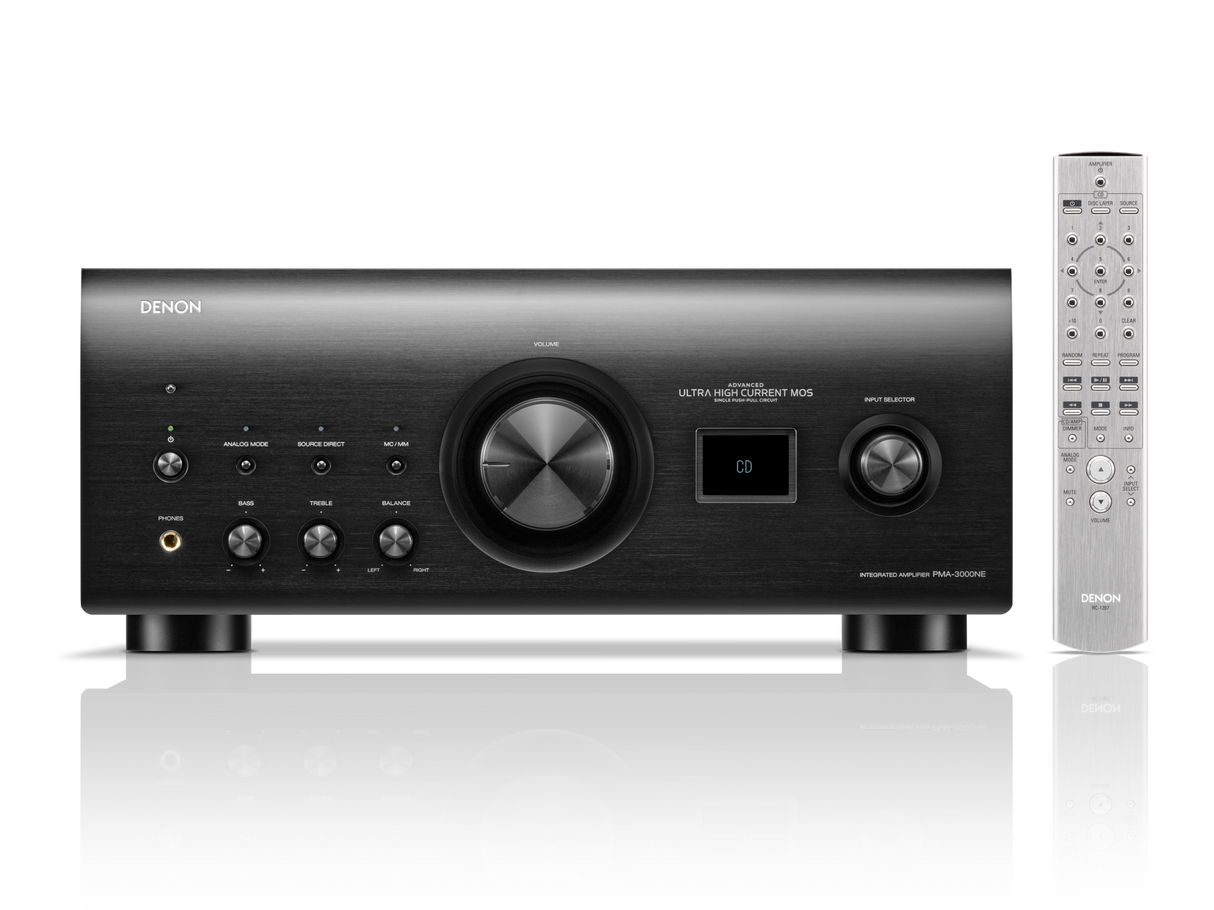 Denon PMA-3000NE Integrated Amplifier 2x80W Quad DAC MM & MC Phono USB-B UHC-MOS