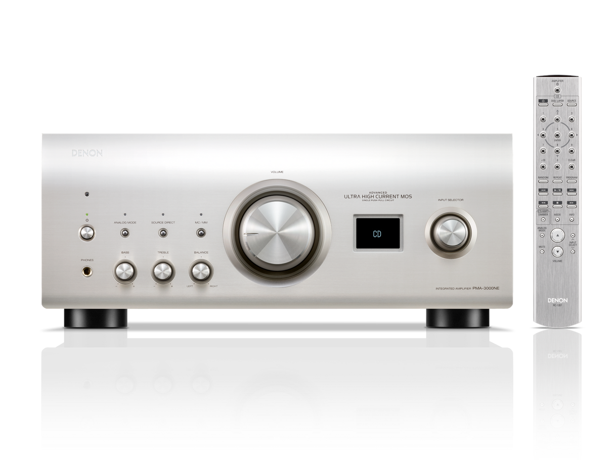Denon PMA-3000NE Integrated Amplifier 2x80W Quad DAC MM & MC Phono USB-B UHC-MOS