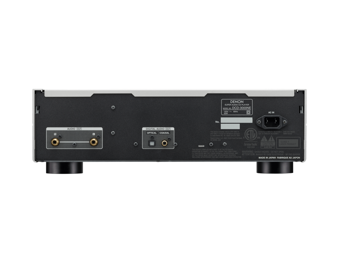 Denon DCD-3000NE SACD/CD Player with Advanced AL32 Processing Plus, DSD Playback via DVD Data Discs