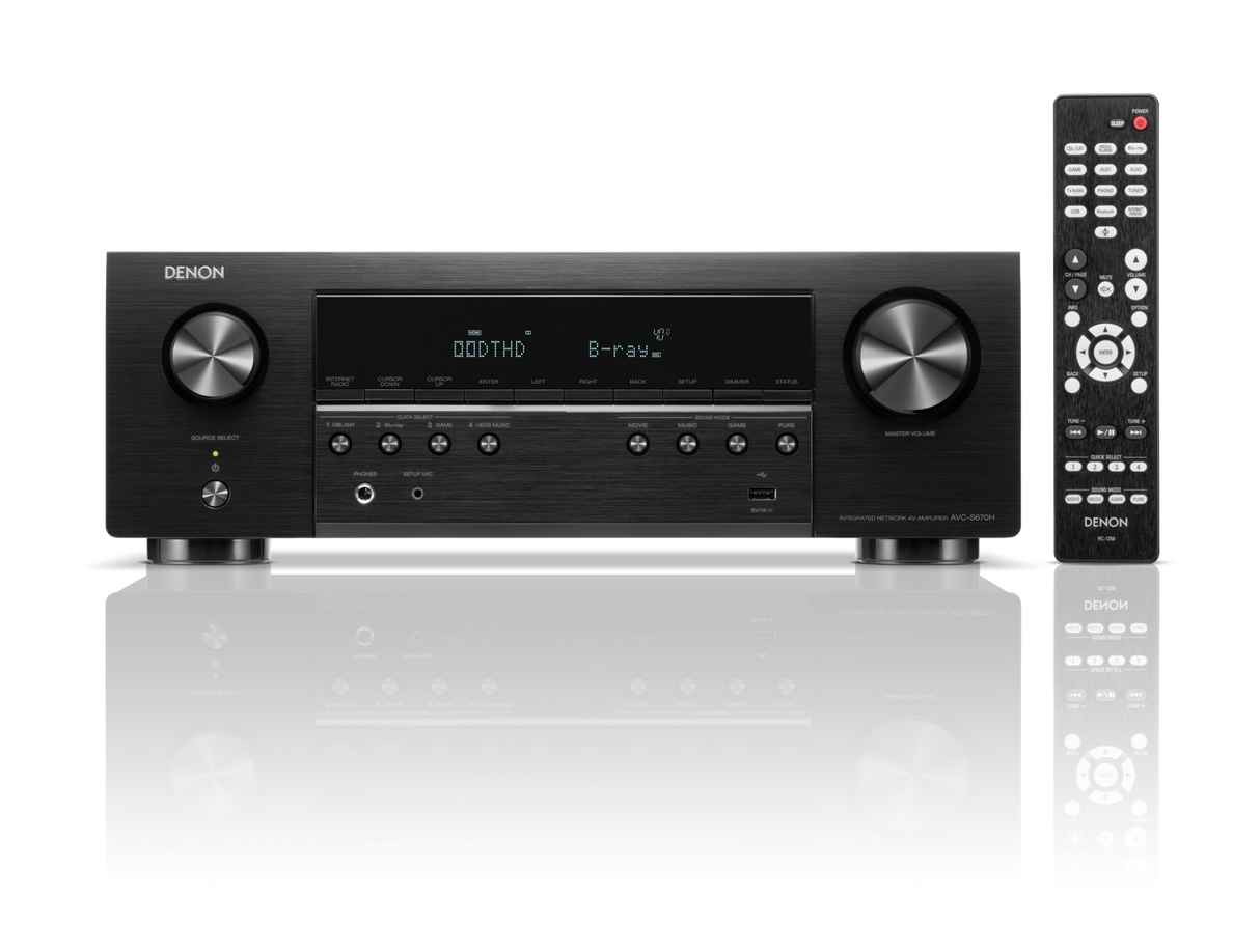 Denon AVC-S670H AV Receiver 5.1 Channel HEOS On-Board – Arriving Late May