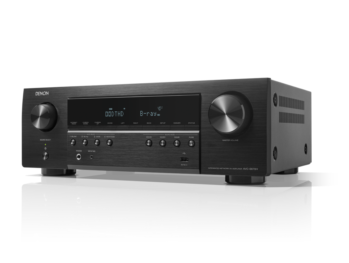 Denon AVC-S670H AV Receiver 5.1 Channel HEOS On-Board – Arriving Late May