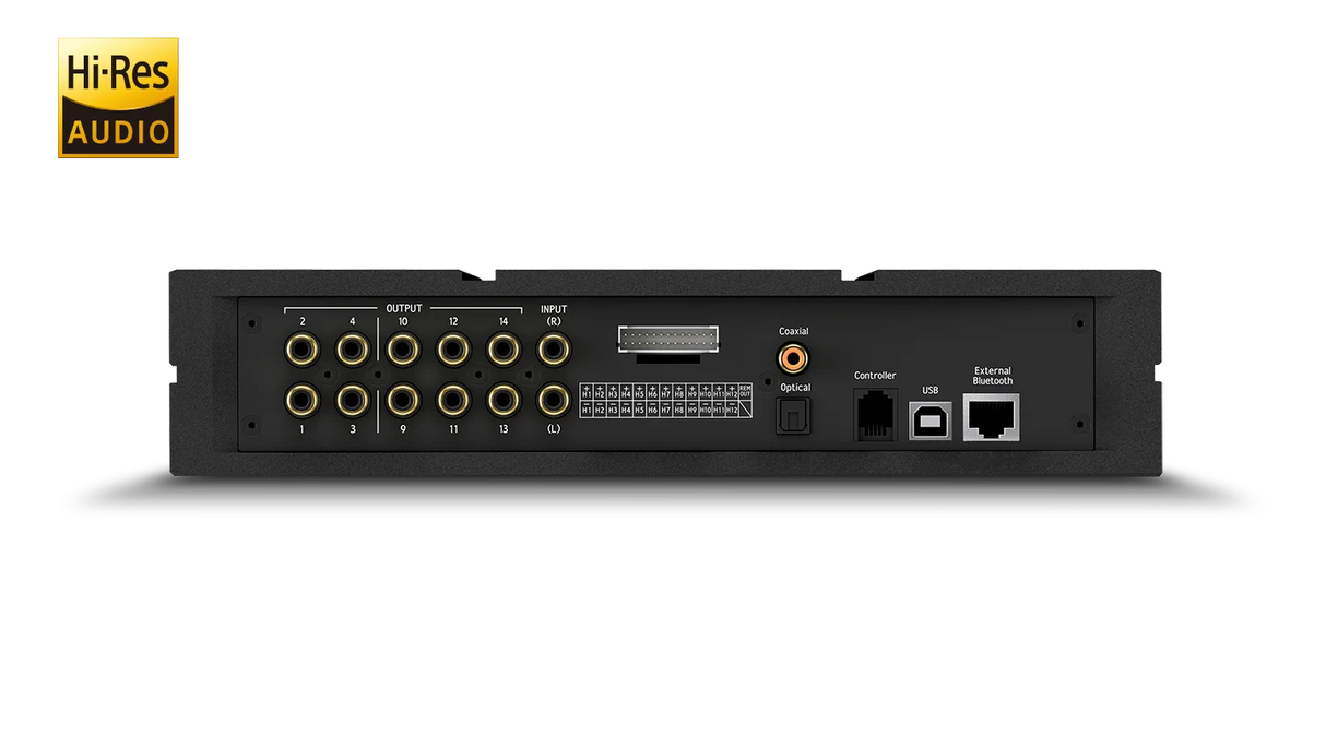 Alpine HDP-D90 High-Resolution 14 Channel Digital Sound Processor with Built-In Power Amplifier