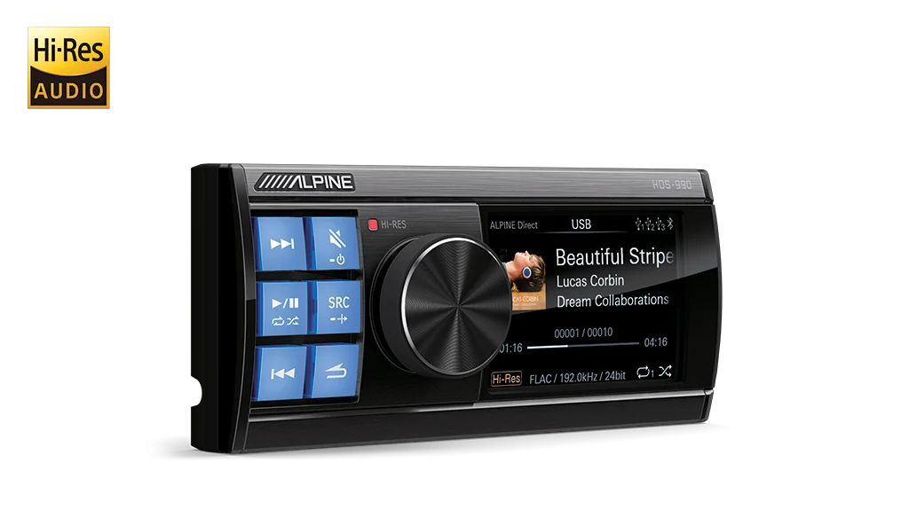 Alpine HDS-990 Status Hi-Res Audio Media Player