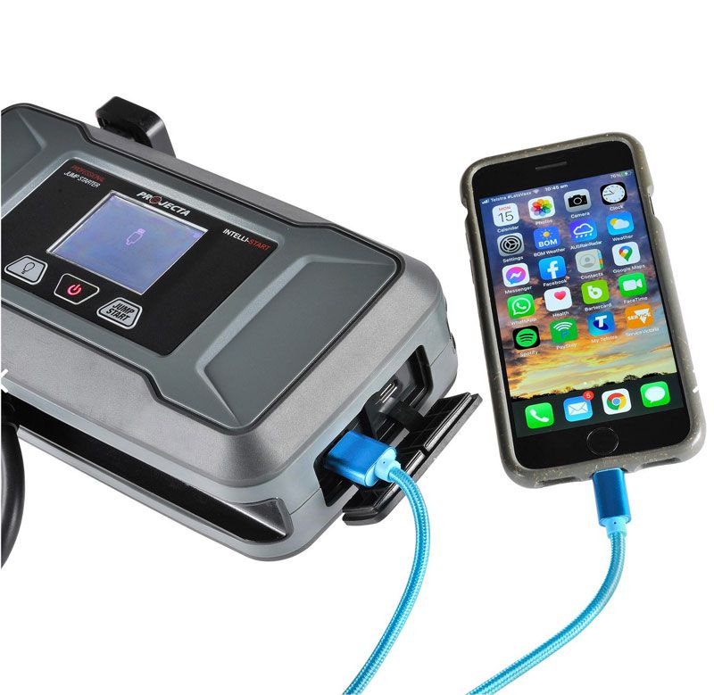 RRT Jump Starter 12V 1400A with Colour Screen for 7L Petrol & 5L Diesel, Rapid Charge