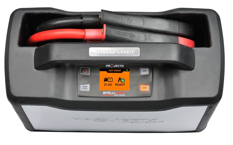 RRT Jump Starter 12/24V 3000A with Colour Screen for 12L Petrol & Diesel (12V) and All 24V Vehicles