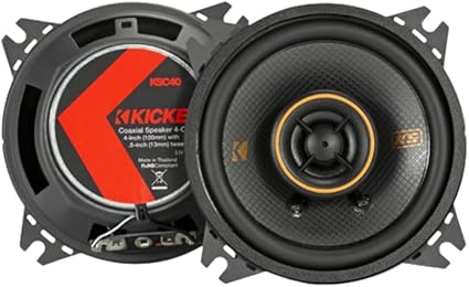 KICKER 51KSC404 4" Coaxial Speakers