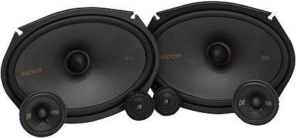 KICKER 51KSS369 Component Speaker System, 3-Way Design