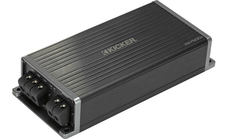 Kicker 47KEY500.1 - Compact mono subwoofer amplifier with automatic tuning DSP