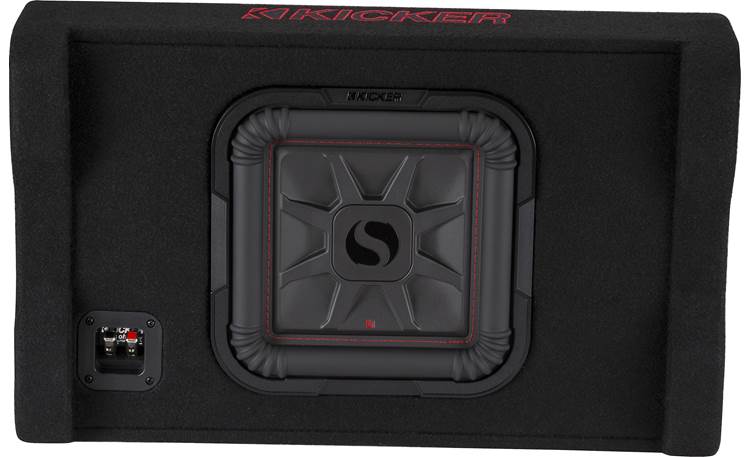 Kicker 49L7TDF102 - Sealed downward-firing enclosure with L7T 10" 2-ohm