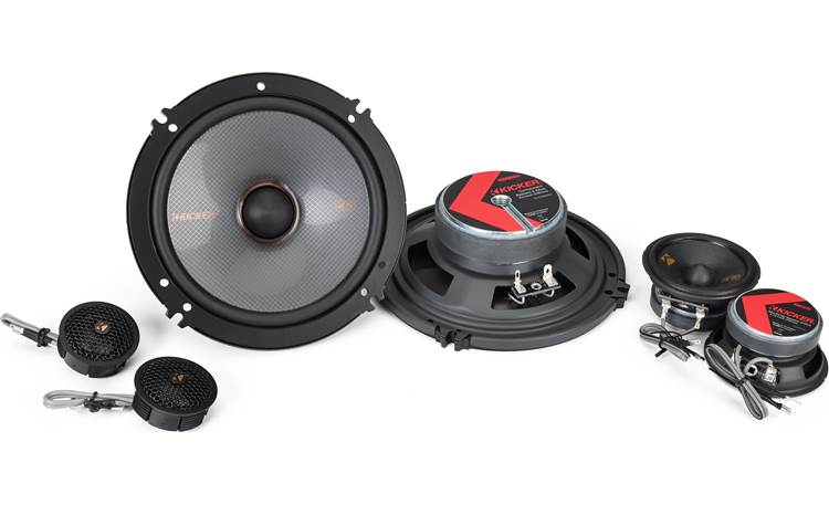 Kicker KSS365 - KS Series 6-1/2" 3-way component speaker system