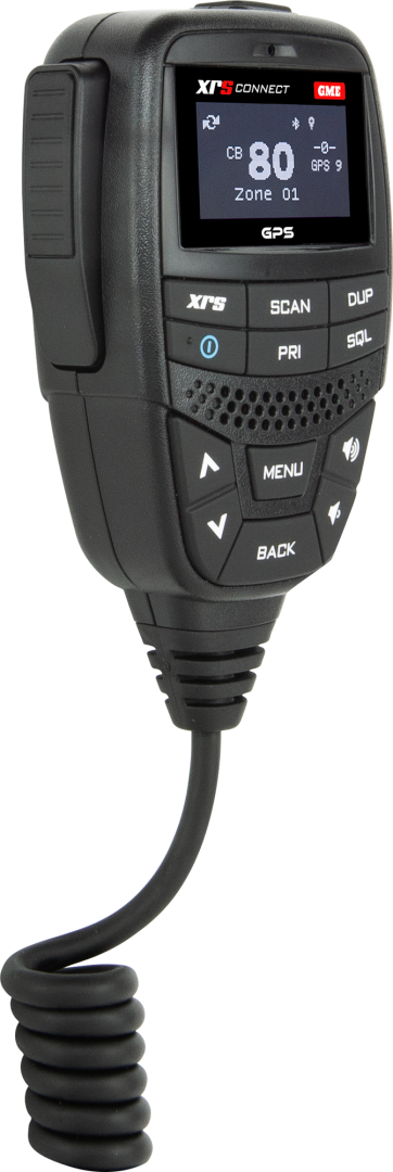 GME MC668B-M OLED Controller Microphone with Magnetic Bollard for XRS Series