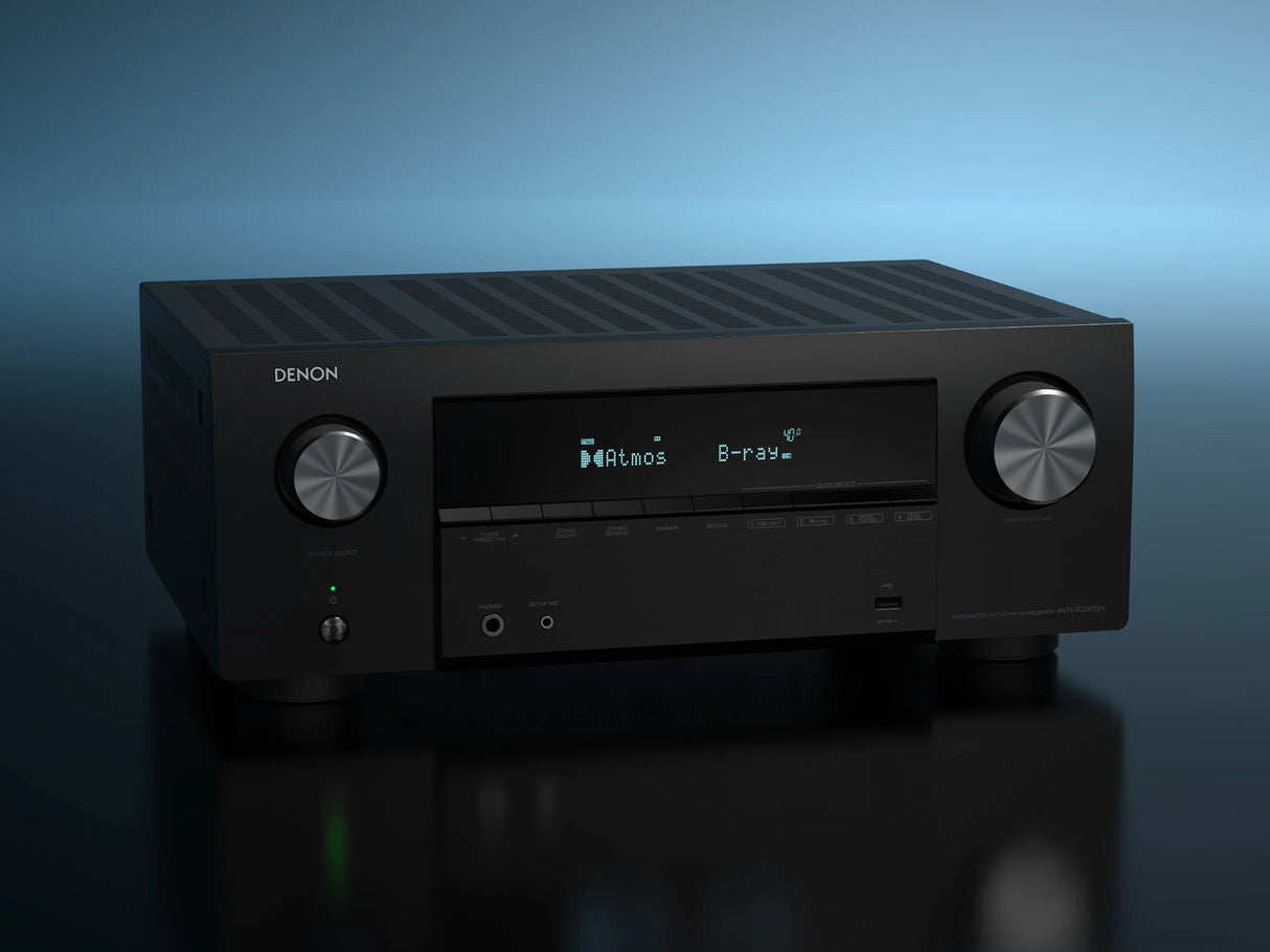 Denon AVR-X2900H 7.2 Channel AV Receiver 7 x 95W, 8K HDMI, 2 Zone, Dual Sub Outputs, Dirac Ready