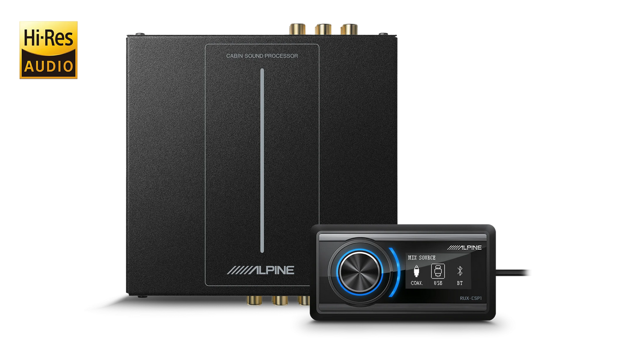 Alpine PXE-C60-60 OPTIM 6 6-Channel Ultra-Compact Sound Processor with Automatic Sound Tuning