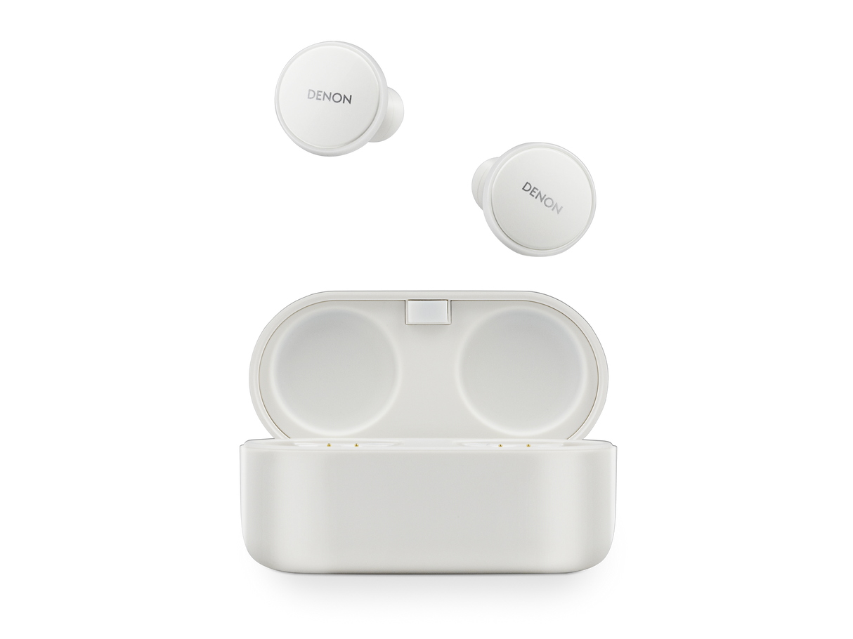 Denon Perl In-Ear Wireless Earbuds | Masimo AAT, Adaptive Noise Cancelling, Bluetooth, Up to 26h Battery
