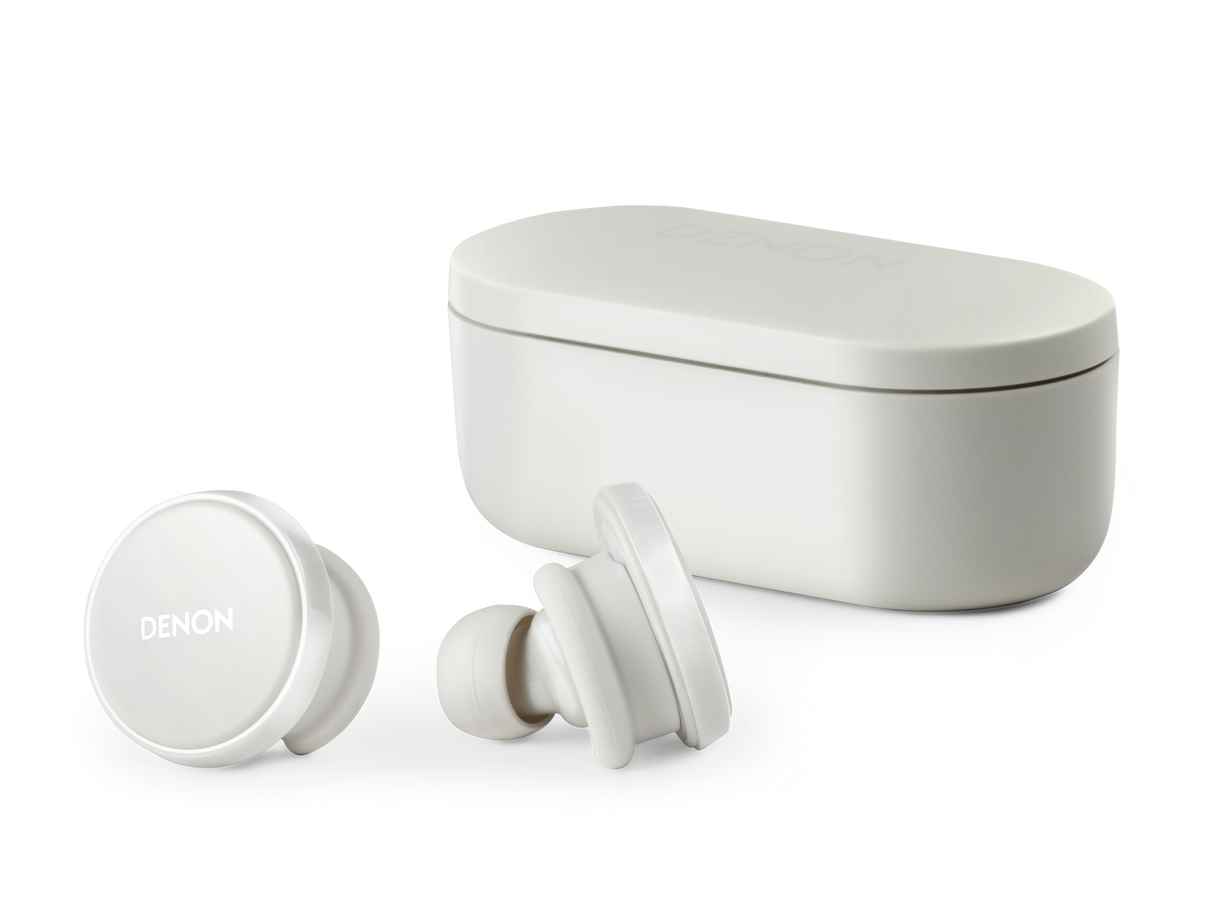 Denon Perl In-Ear Wireless Earbuds | Masimo AAT, Adaptive Noise Cancelling, Bluetooth, Up to 26h Battery