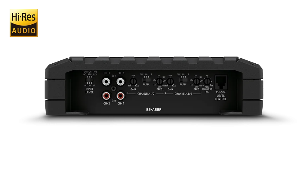 Alpine S2-A36F S-Series 4/3/2 Channel Power Amplifier