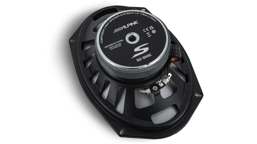 Alpine S2-S69C 6x9" Component & 3” 2-Way Coaxial Speaker