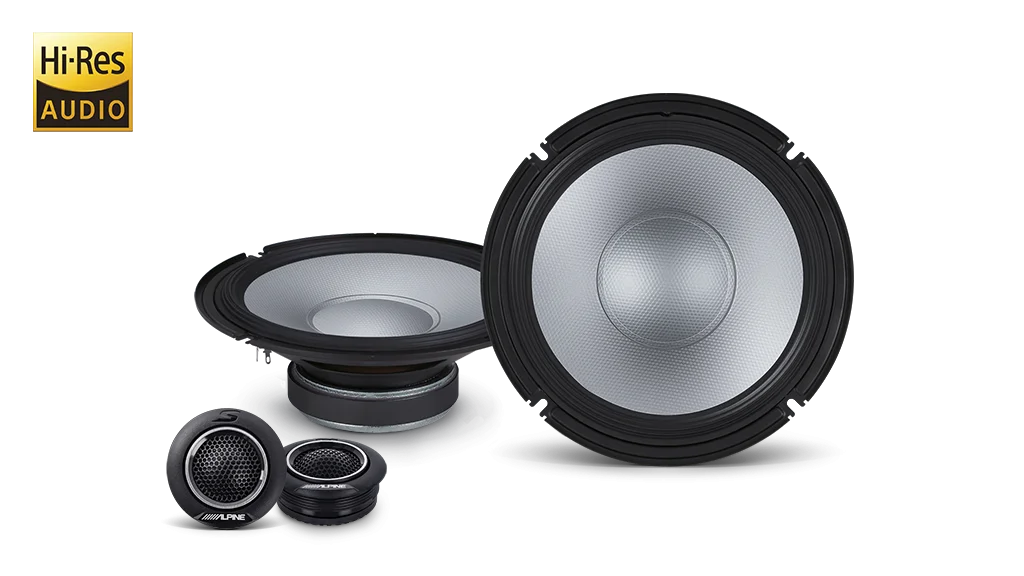Alpine S2-S80C 8" 2-Way Component Speaker