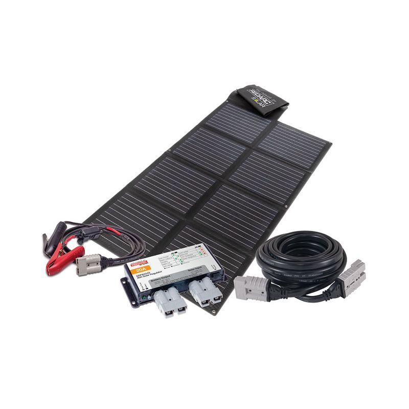 Solar Blanket Kit 160W Folding Monocrystalline Plug and Play