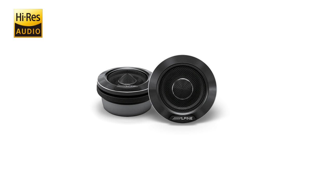 Alpine HDZ-65C Status Hi-Res 6-1/2″ (16.5cm) 2-Way Component Speaker Set
