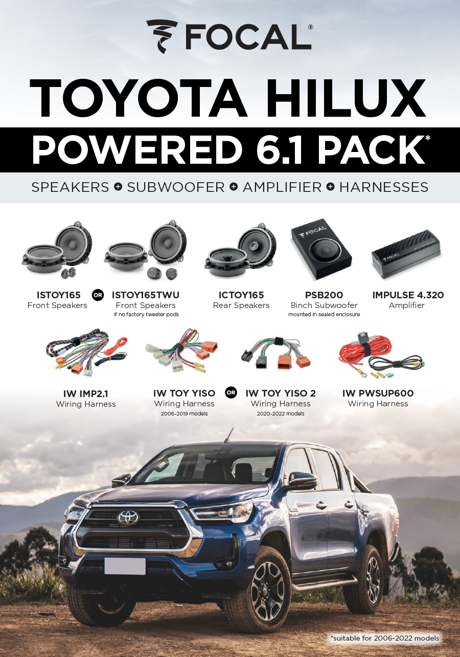 TOYOTA HILUX POWERED 6.1 pack