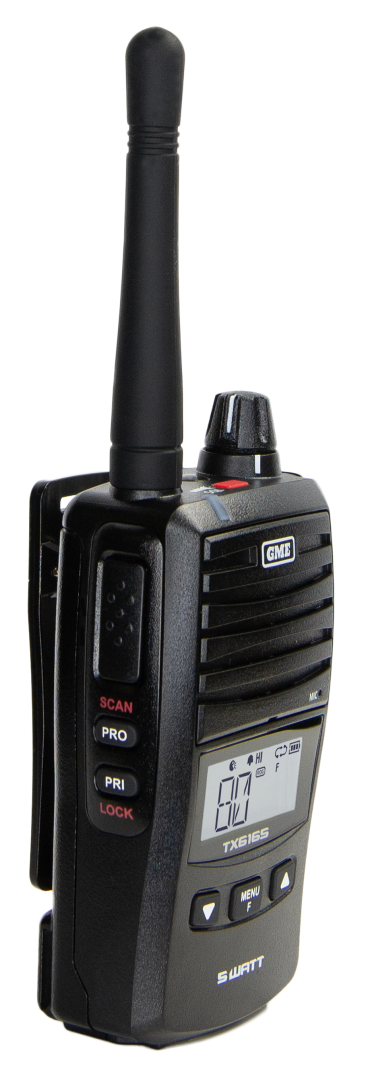 GME TX6165X UHF CB Handheld Radio 5/1 Watt IP67