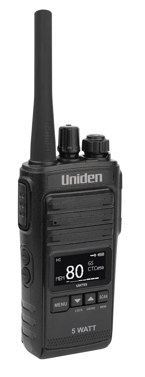 Uniden UH755-2DLX UHF CB Radio 80 Channels