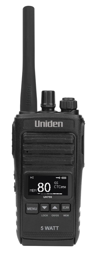 Uniden UH755-2DLX UHF CB Radio 80 Channels