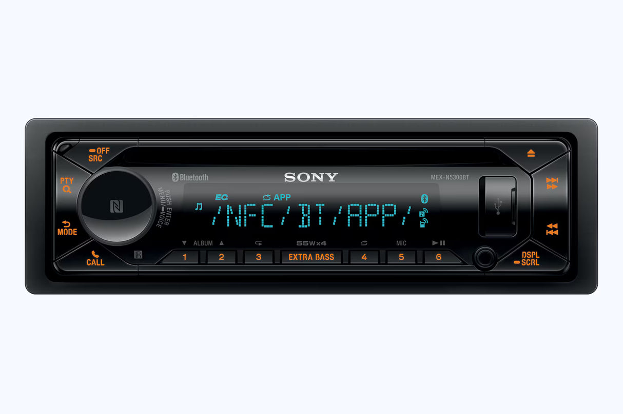 Sony MEXN5300BT AM/FM CD SMARTPHONE CONNECTIVITY
