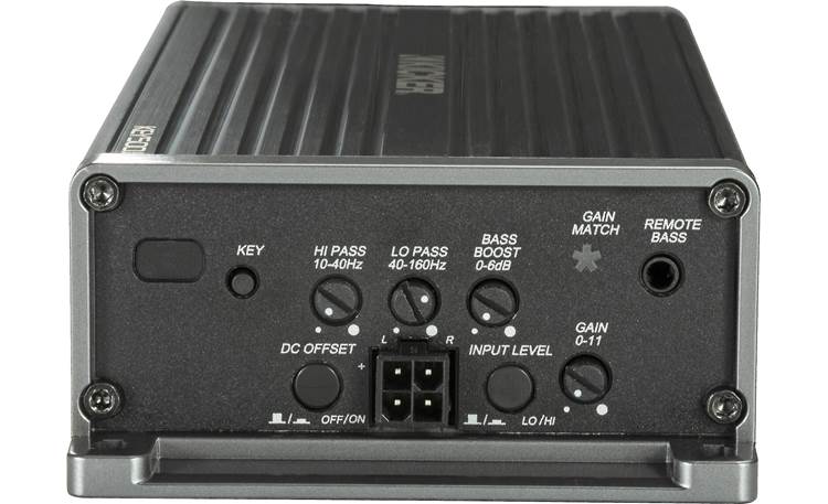 Kicker 47KEY500.1 - Compact mono subwoofer amplifier with automatic tuning DSP