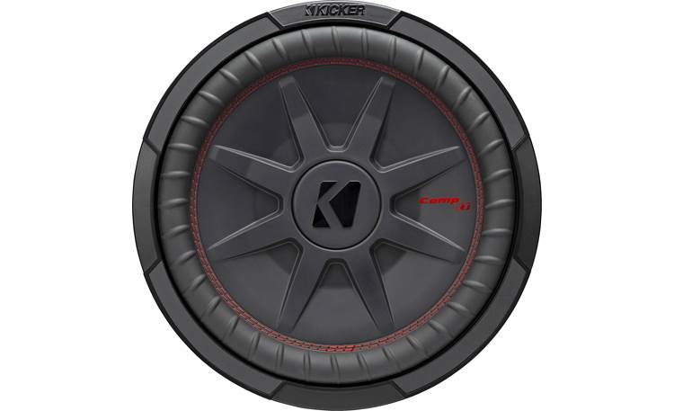 Kicker 48CWRT122 - 12" shallow-mount subwoofer with dual 2-ohm voice coils