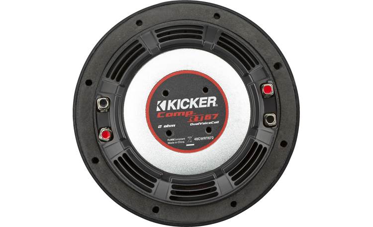 Kicker 48CWRT672 - 6-3/4" shallow-mount subwoofer with dual 2-ohm voice coils
