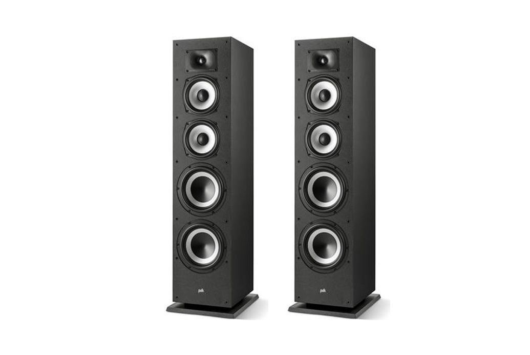Polk DPMXT512 Audio Monitor XT 5.1.2 Dolby Atmos Speaker Package with Denon AVR-X1800H Receiver