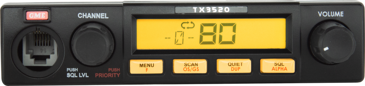 GME RM3520 Remote Head Suits TX3520 UHF CB Radio