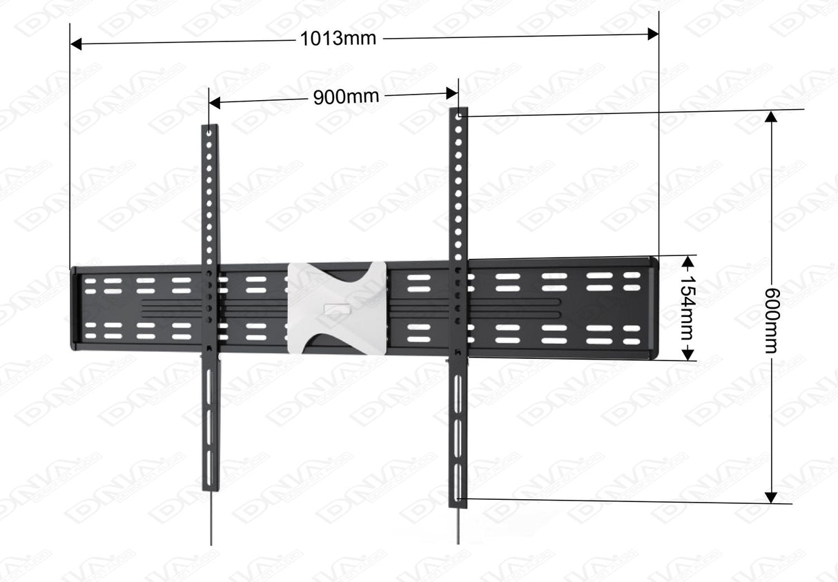 PSW793LF TV Wall Mount 47 to 100 Inch Extra Large Fixed Mount Up to 75KG