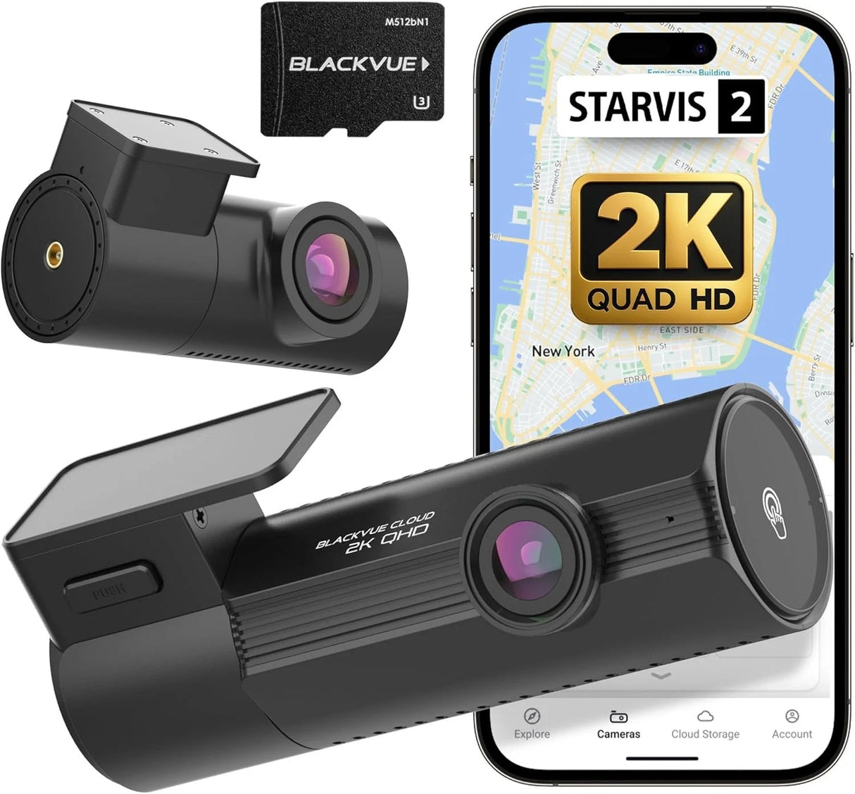 BlackVue ELITE 8-2CH 4K UHD Dual Channel Dash Cam