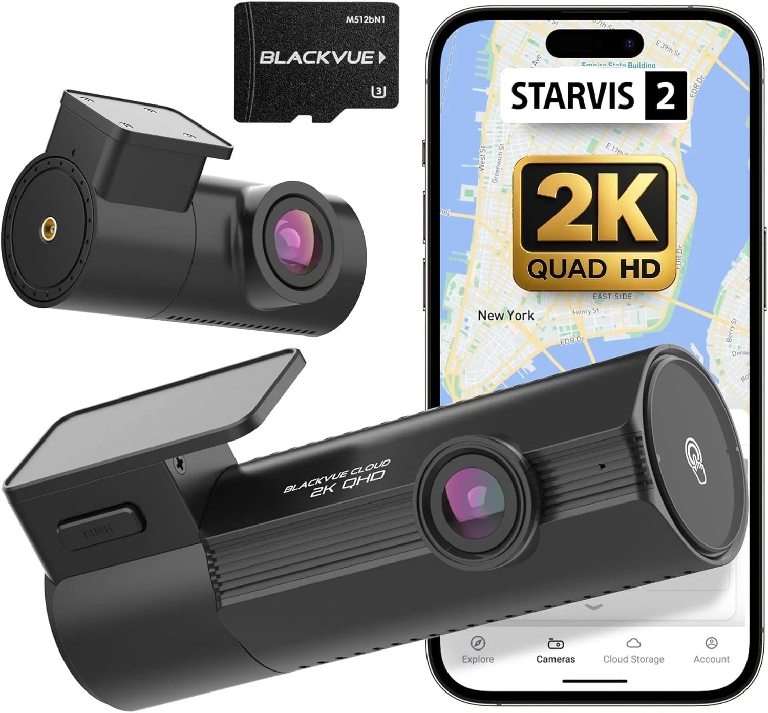 BlackVue ELITE 8-2CH 4K UHD Dual Channel Dash Cam