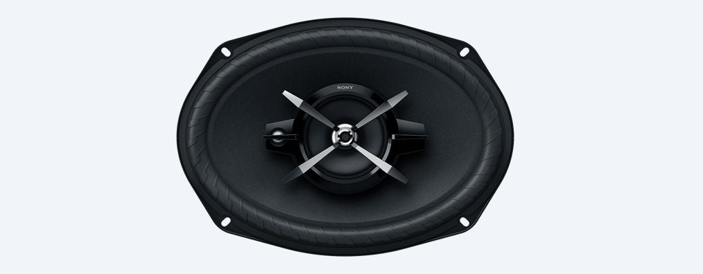 16x24cm (6x9”) 3-Way High Power Coaxial Speakers