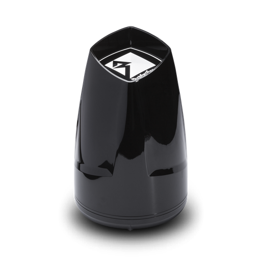 8” Punch Series Marine Wakeboard Tower Speakers with Enclosure & Sports Grille - Black