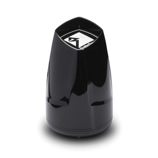 8” Punch Series Marine Wakeboard Tower Speakers with Horn Tweeter, Enclosure & Sports Grille - Black